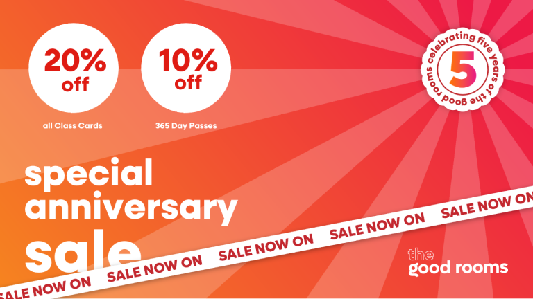 our five year anniversary sale starts today – 24 july 2026